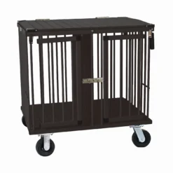 Aeolus 2-Berth Show Trolley With 6" Rubber Wheels - Small [Black]