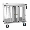 Aeolus 2-Berth Show Trolley With 6" Rubber Wheels - Small [Silver] -Wahl Shop T KB513NAT SL Kit6W