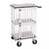 Aeolus 2-Berth Double Deck Show Trolley With 6" Rubber Wheels - XSmall [Silver] -Wahl Shop T KB514NAT SL Kit6W