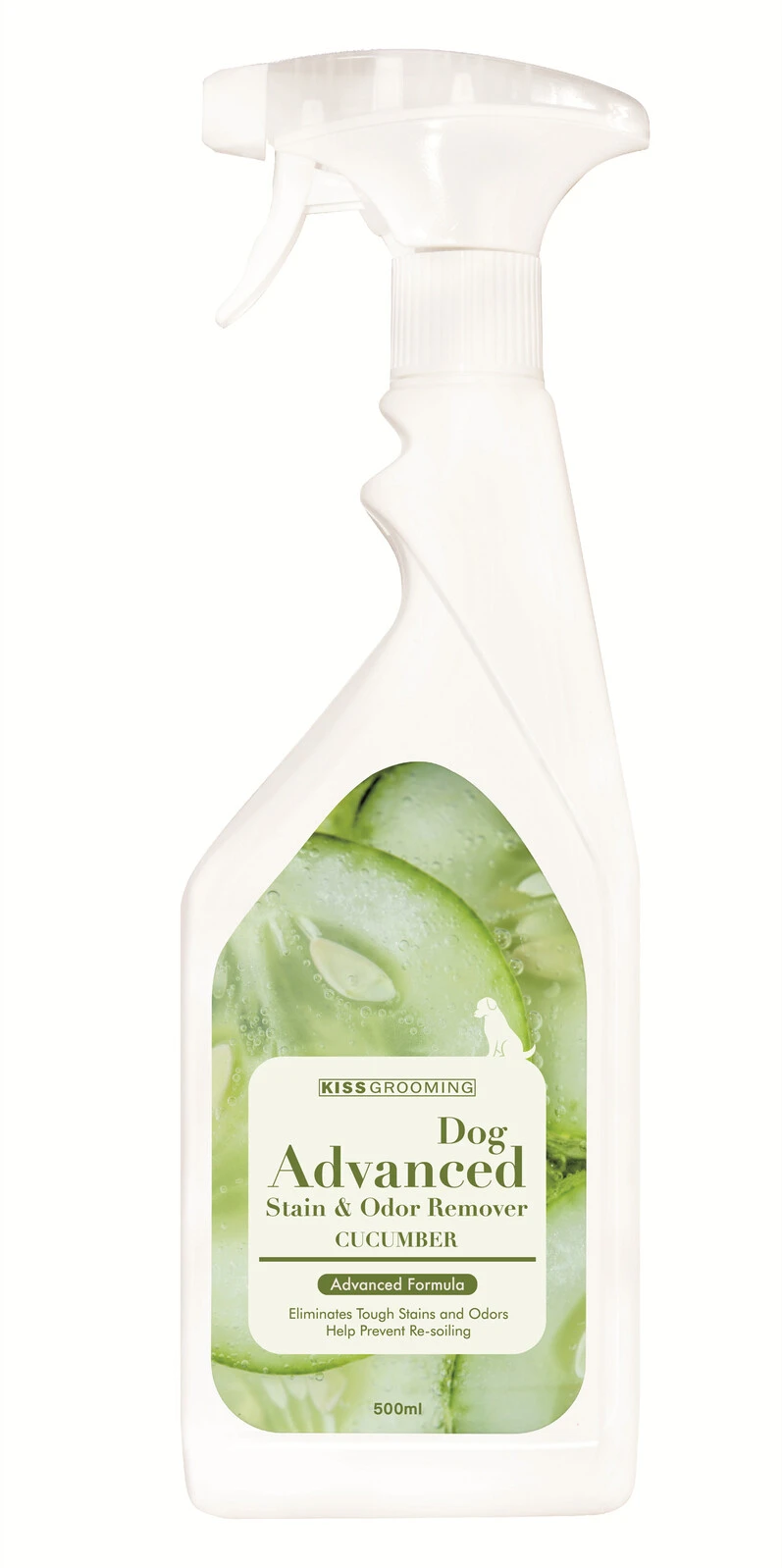 KissGrooming Advanced Stain & Odor Remover For Dog 500ml - Cucumber 3 KissGrooming Advanced Stain & Odor Remover For Dog 500ml - Cucumber