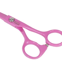 Swan Facial Scissors Round Tip 4.5" [Pink]