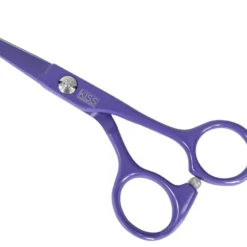 Swan Facial Scissors Round Tip 5" [Purple]
