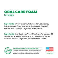 Tropiclean Fresh Mint Foam 133ml -Wahl Shop TC 00102 2